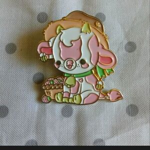 Strawberry Cow Pin